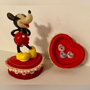💘Mickey Mouse Heart-Shaped Trinket Box 💘